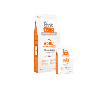 Brit Care adult medium breed cordero y arroz