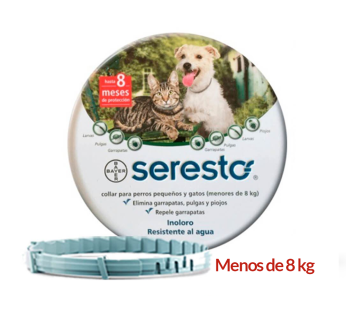 Seresto Collar Perros y Gatos Pequeños