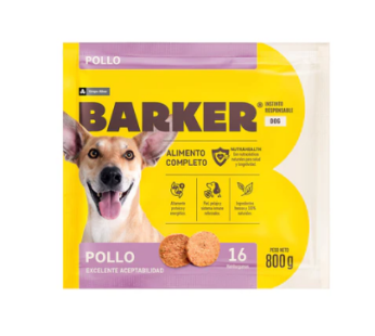 Barker Pollo 800gr (16 Hamburguesas)