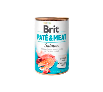 Brit Pate & Meat Salmon 400gr