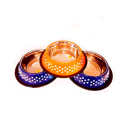 Plato Antideslizante con Flores