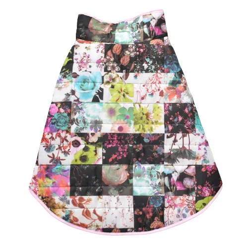 Chaleco Impermeable Parches Flores