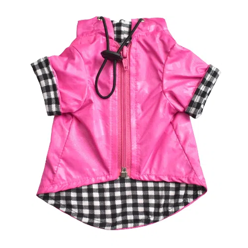 Abrigo Impermeable Fucsia