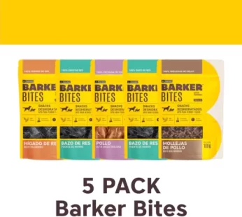 5Pack Snacks Deshidratados 100% Naturales Barker Bites