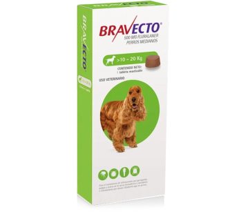 Bravecto 500mg 1Tab (10 a 20kg)