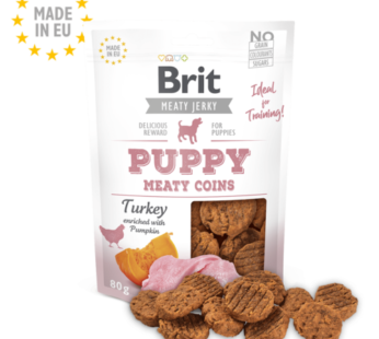 Brit Jerky Snack Puppy Meaty Coins with Turkey