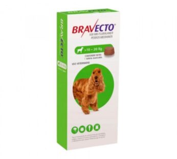 Bravecto 500mg 1Tab (10 a 20kg)