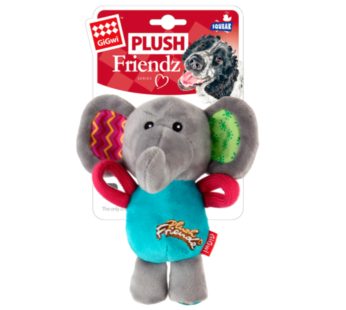 GiGwi Elephant ‘Plush Friendz’ with Squeaker