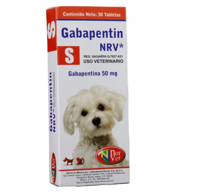 Gabapentina 50mg Analgésico para Perros y Gatos