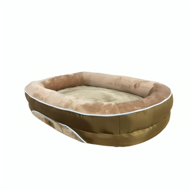 Cama Cuna Redonda Beige L - Imagen 3