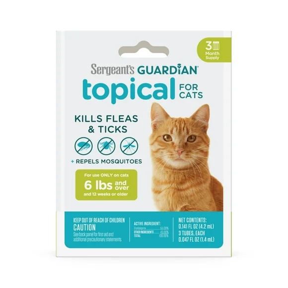 Sergeant’s guardian topical for cats