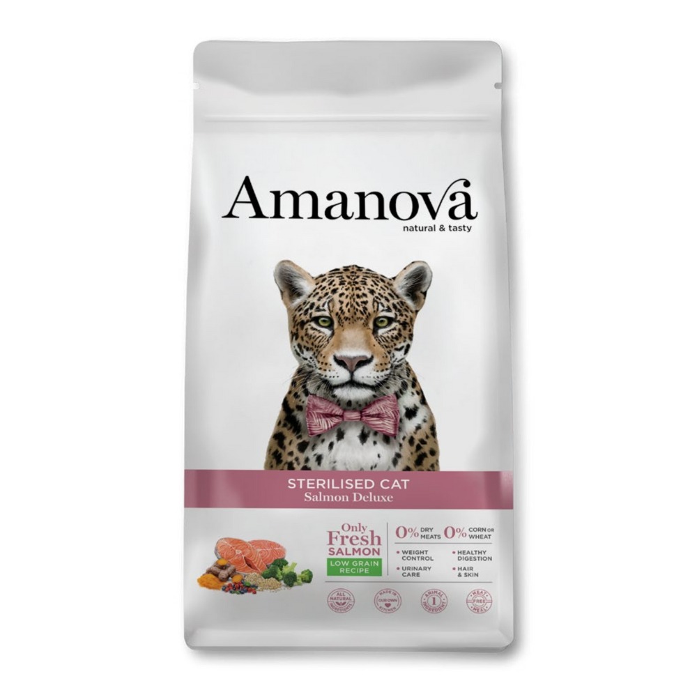 Amanova sterilised cat salmon deluxe