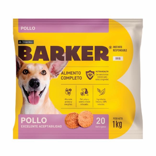 Barker hamburguesa de pollo