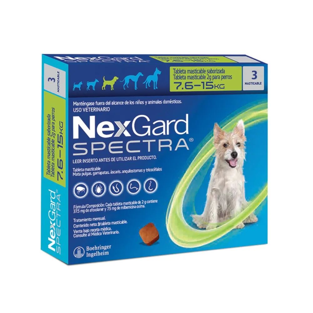 Nexgard spectra 7.6 a 15kg