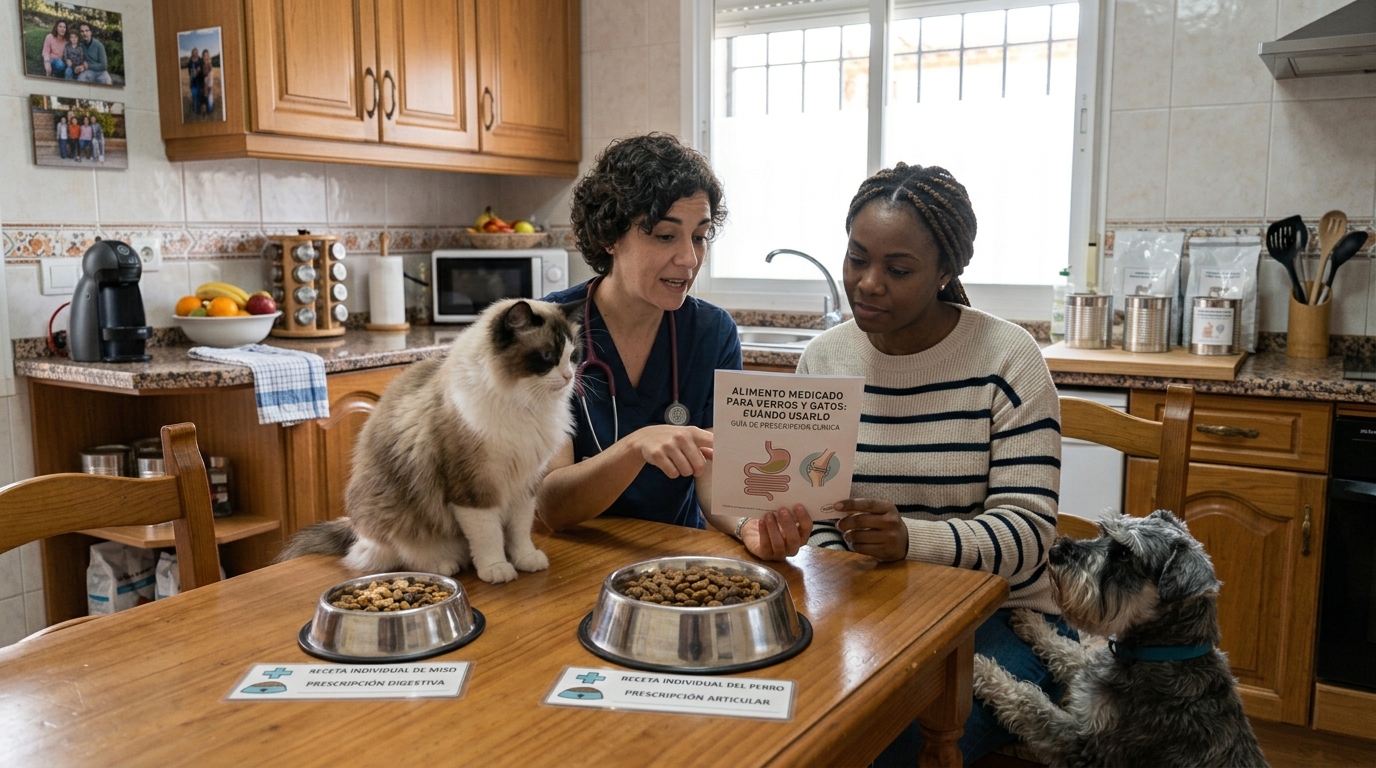 alimento medicado para perros y gatos
